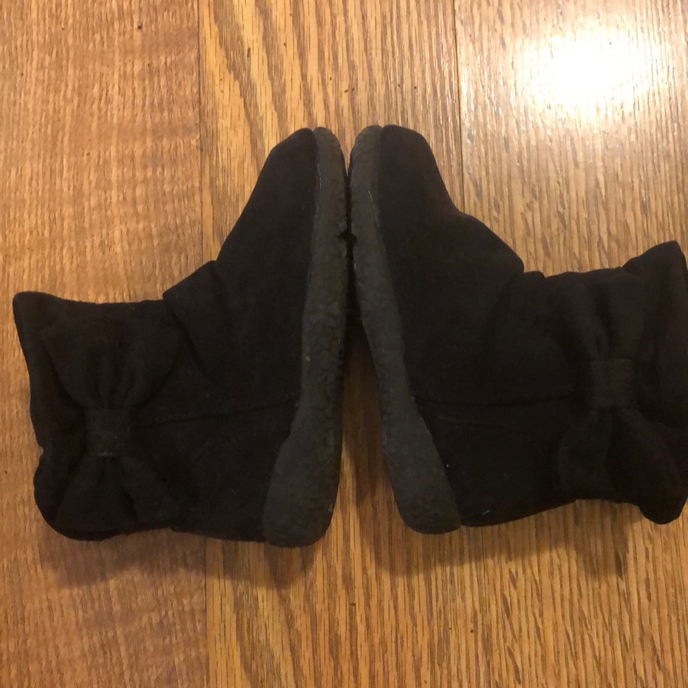 Toddler black boots